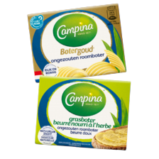 Campina botergoud roomboter of grasboter